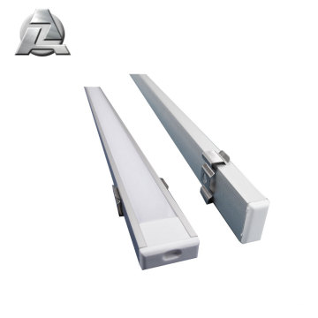 profilé et diffuseurs de canaux lumineux menés en aluminium de forme personnalisée en aluminium